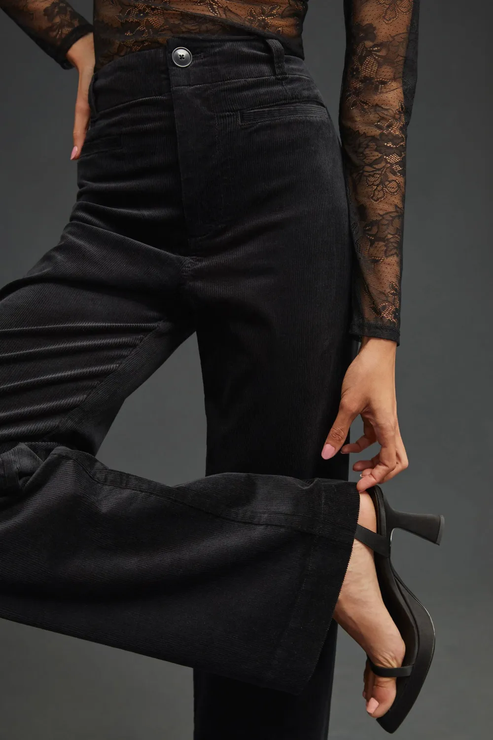 Colette Corduroy Wide-Leg Pants