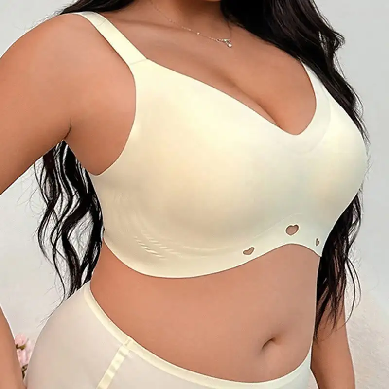 Soft Seamless Neck Wireless Bra