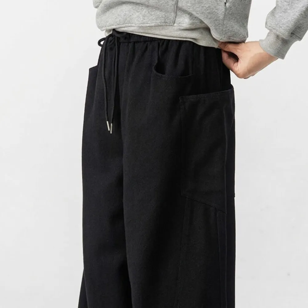 Soft Pleated Wide Pants