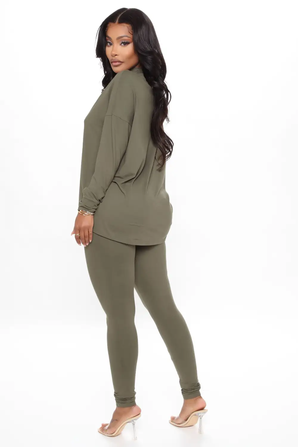 Everything Legging Set - Olive