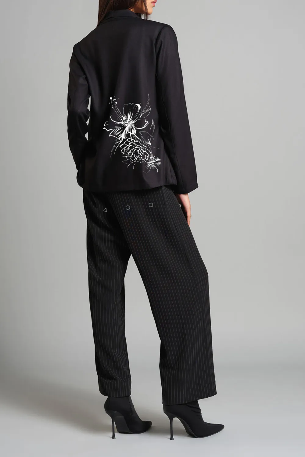 Black Casual Style Outerwear