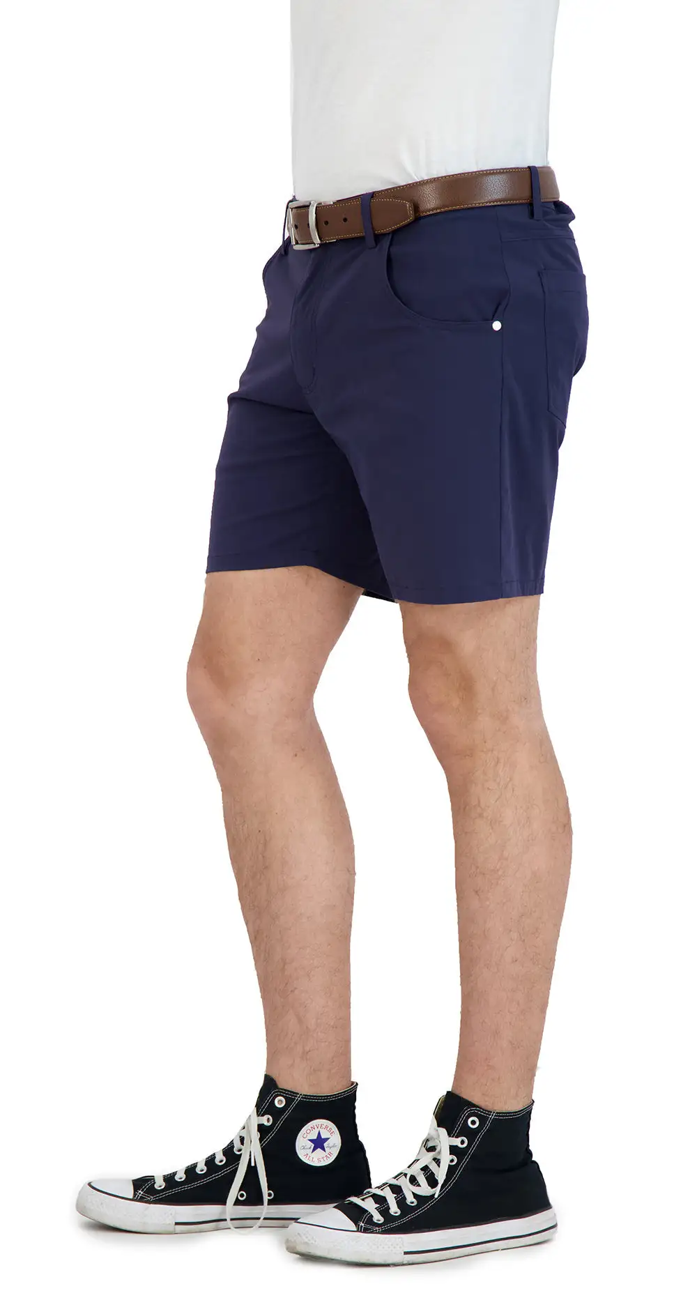 Laid Back Stretch Denim Shorts