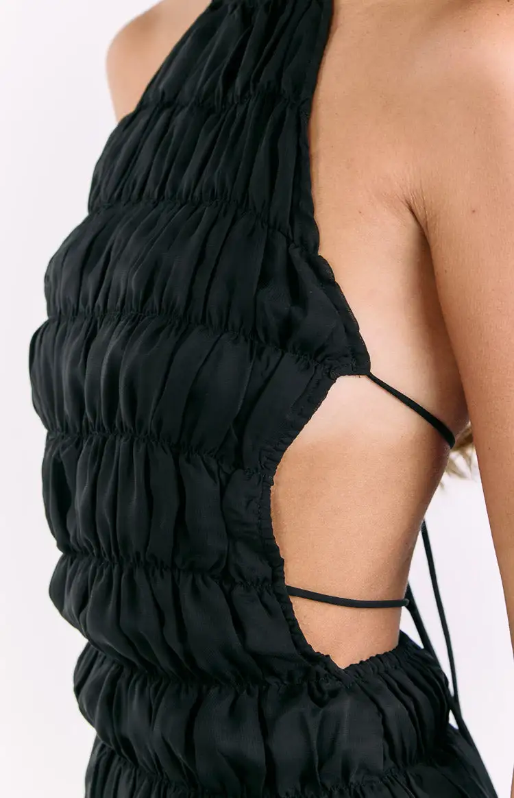 Halter Neck Halter Party Mini Dress