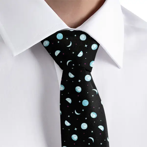 Refined Space Style Necktie