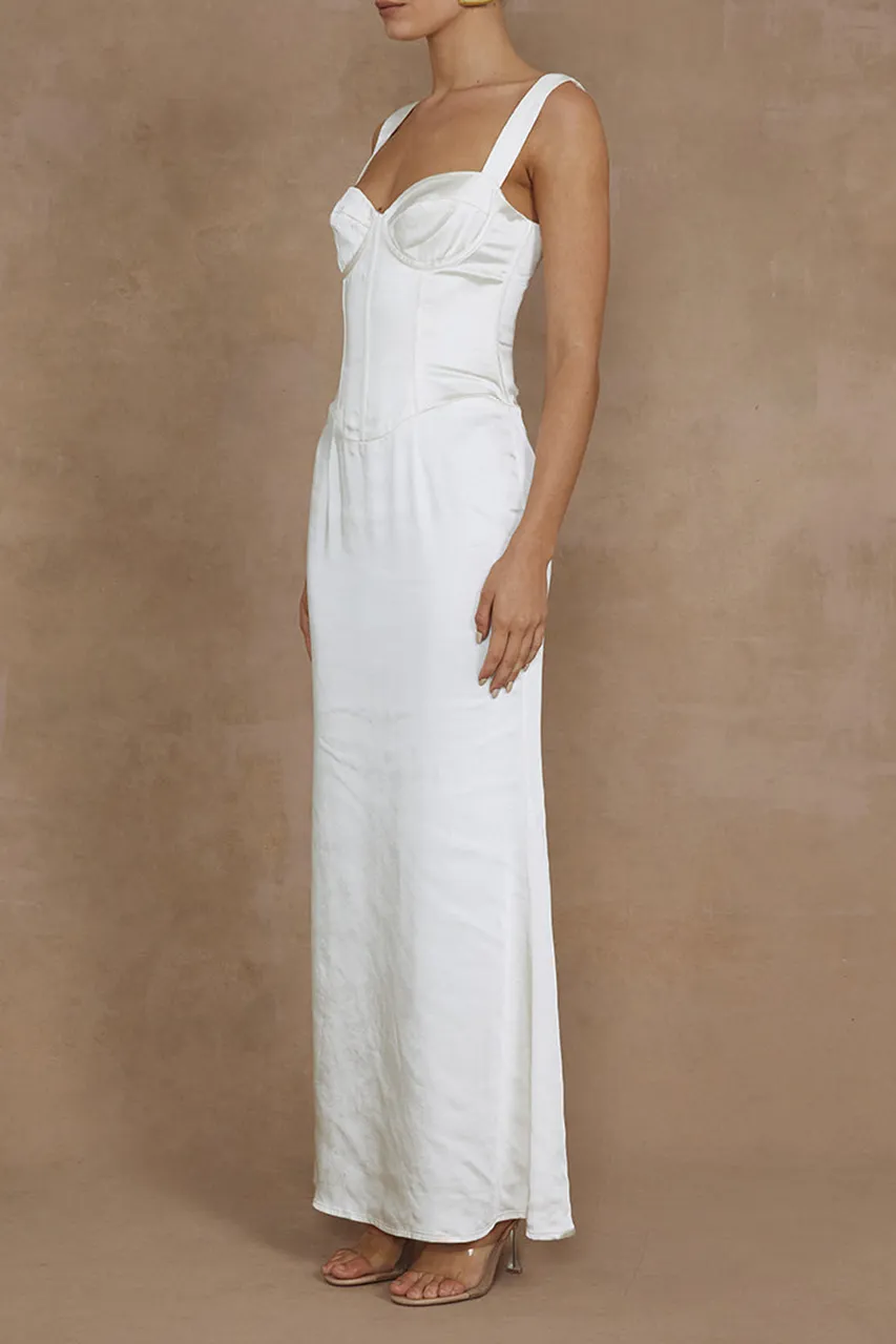 High-End Solid Color Dress Maxi Dress