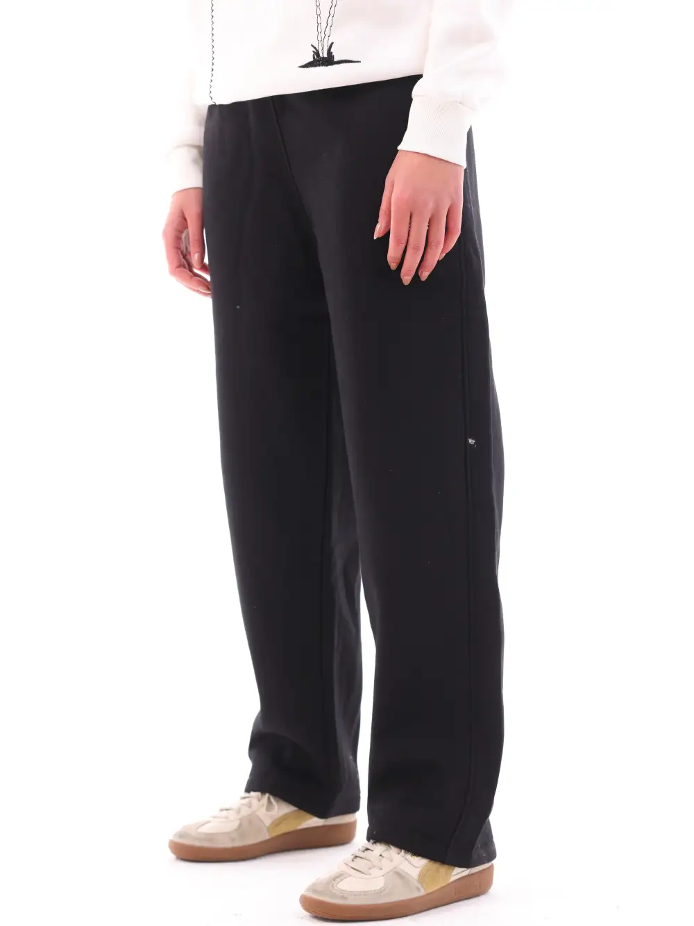 Travel Ready Wide Leg Fleece Jogger Pants