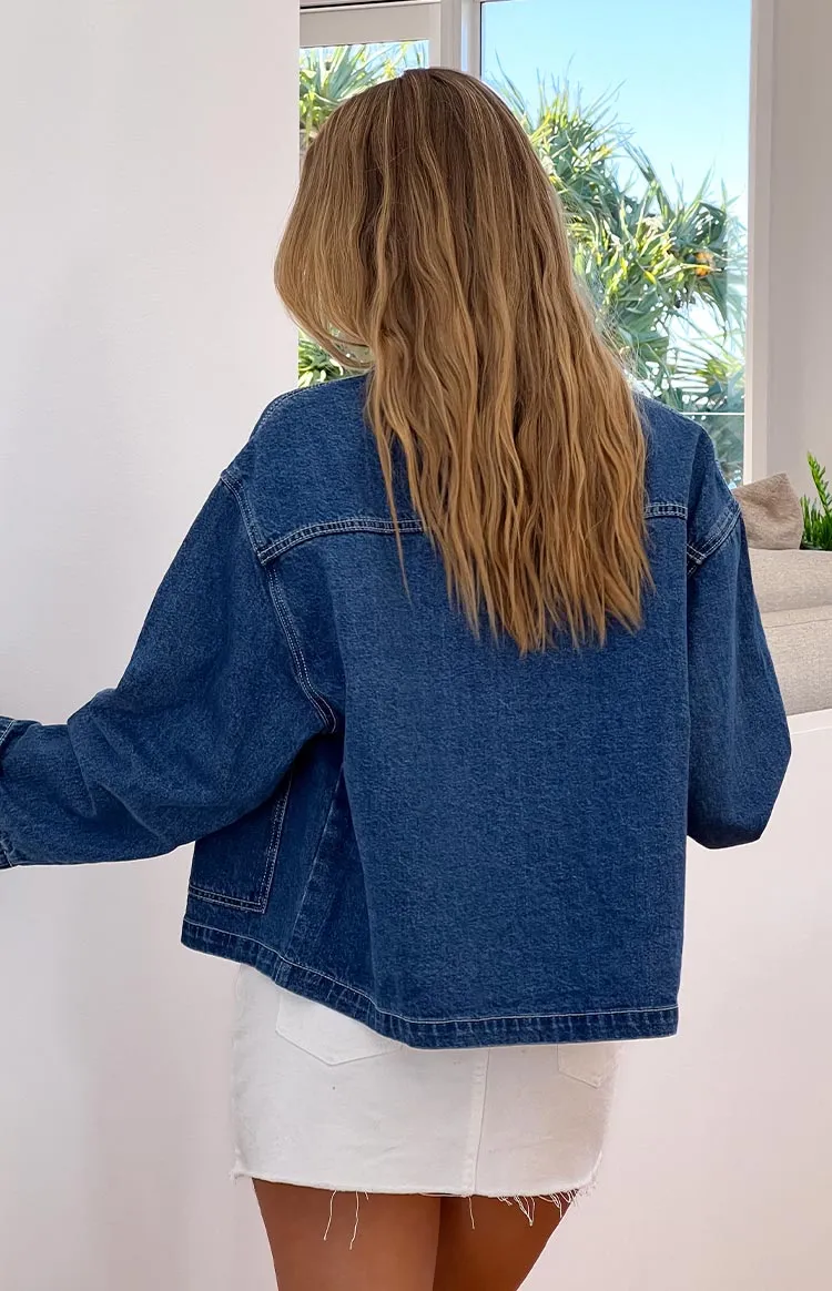 Contrast Mid Jacket