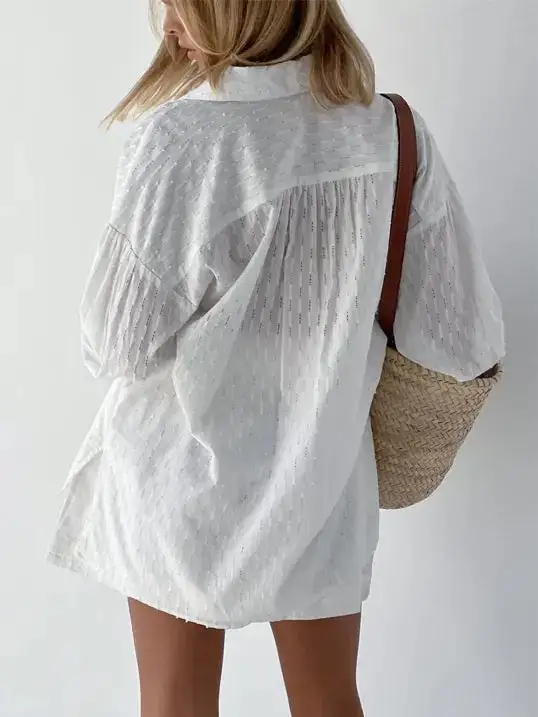 Textured Cotton Blend Set