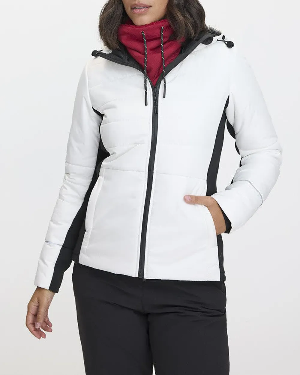 Mix-Media Quilted Jacket