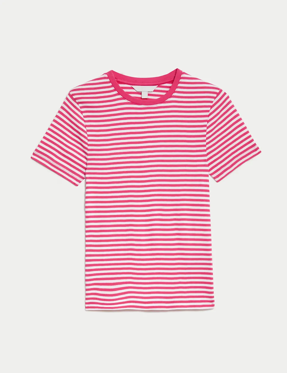 Pure Cotton Striped Slim Fit T-Shirt