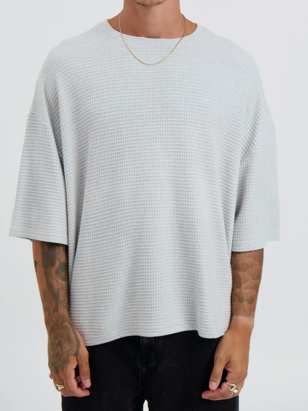 Comfortable Casual And Daily Grey Tee