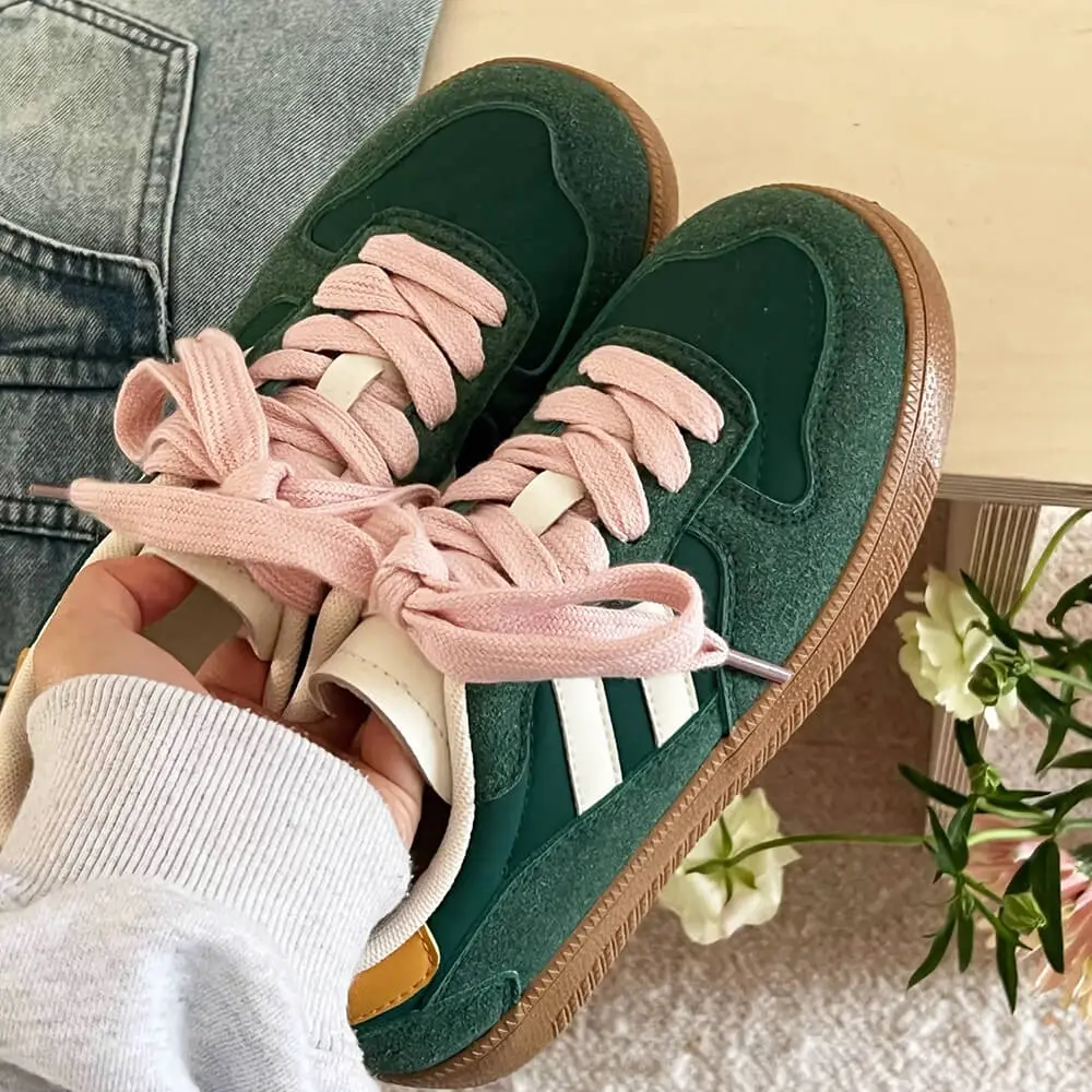 Saturday School Sneakers In Green