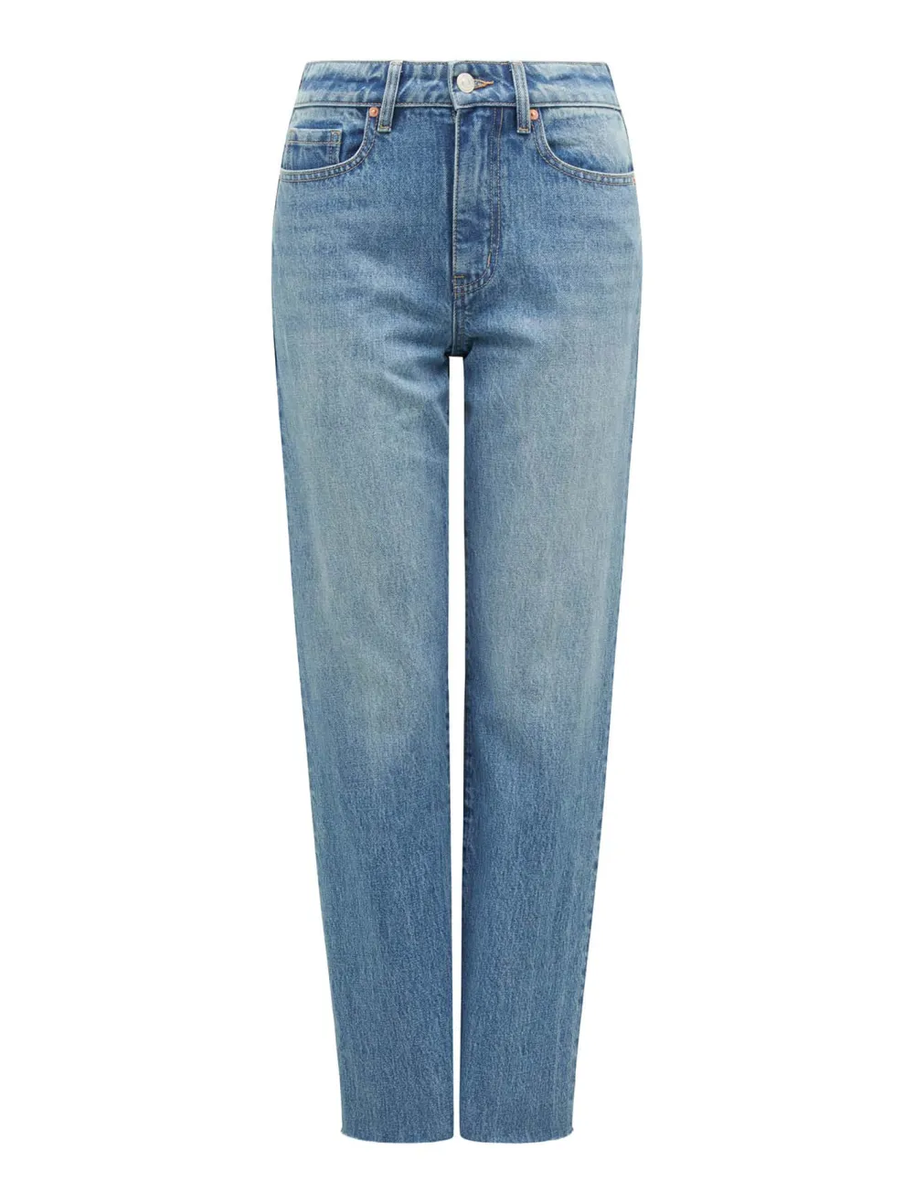 Ankle Blue Straight Jean