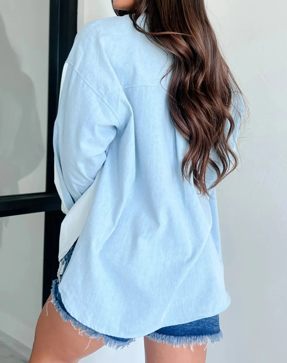 Oversized Colorblock Shirt