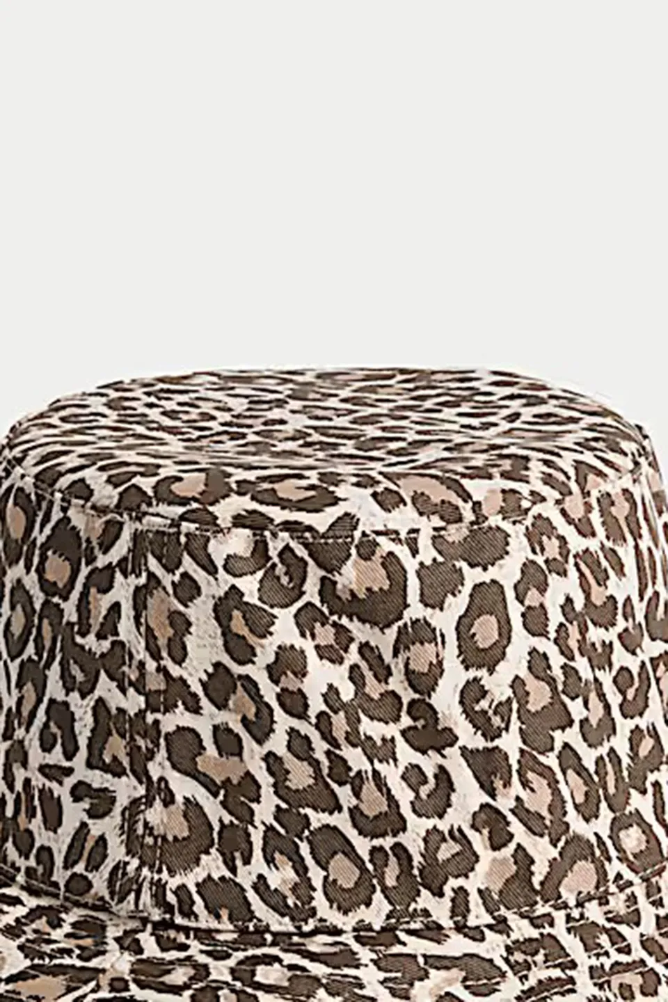 Leopard Printed Cotton Vacation Hat