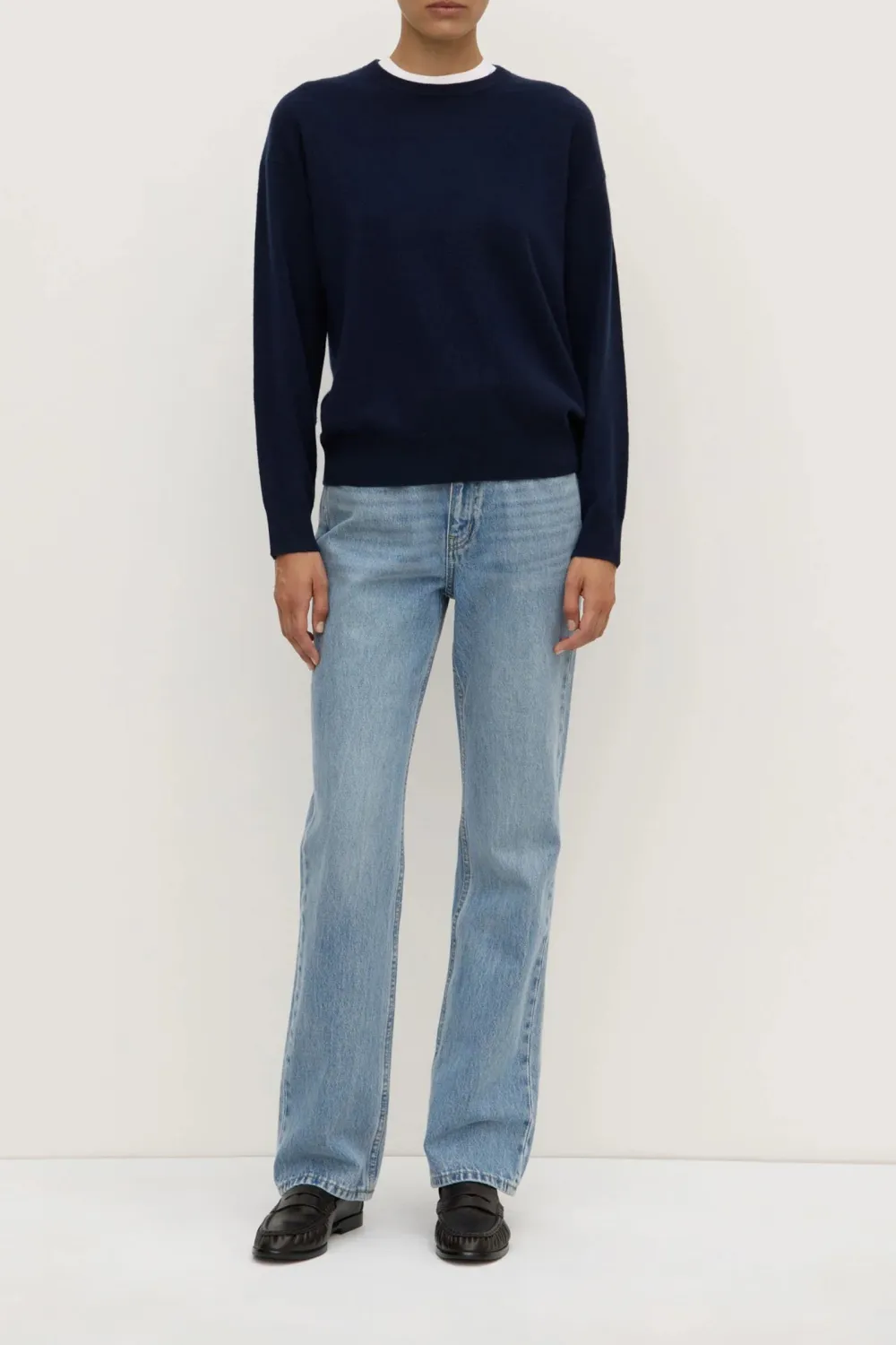 Ribbed Mouth Loose Sweater