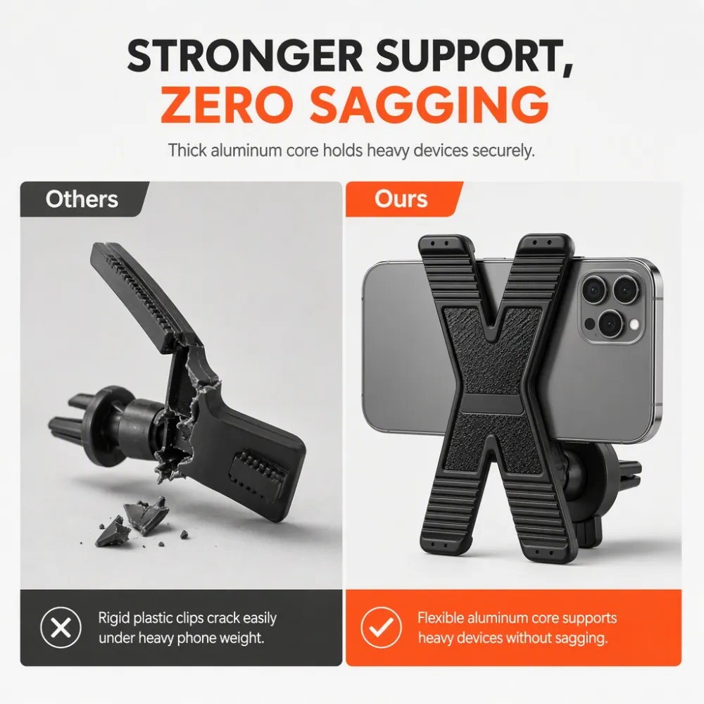 ⏳Time-Limited Special⏰Portable Foldable X-Shaped Silicone Phone Stand Flexible Mobile Phone Holder