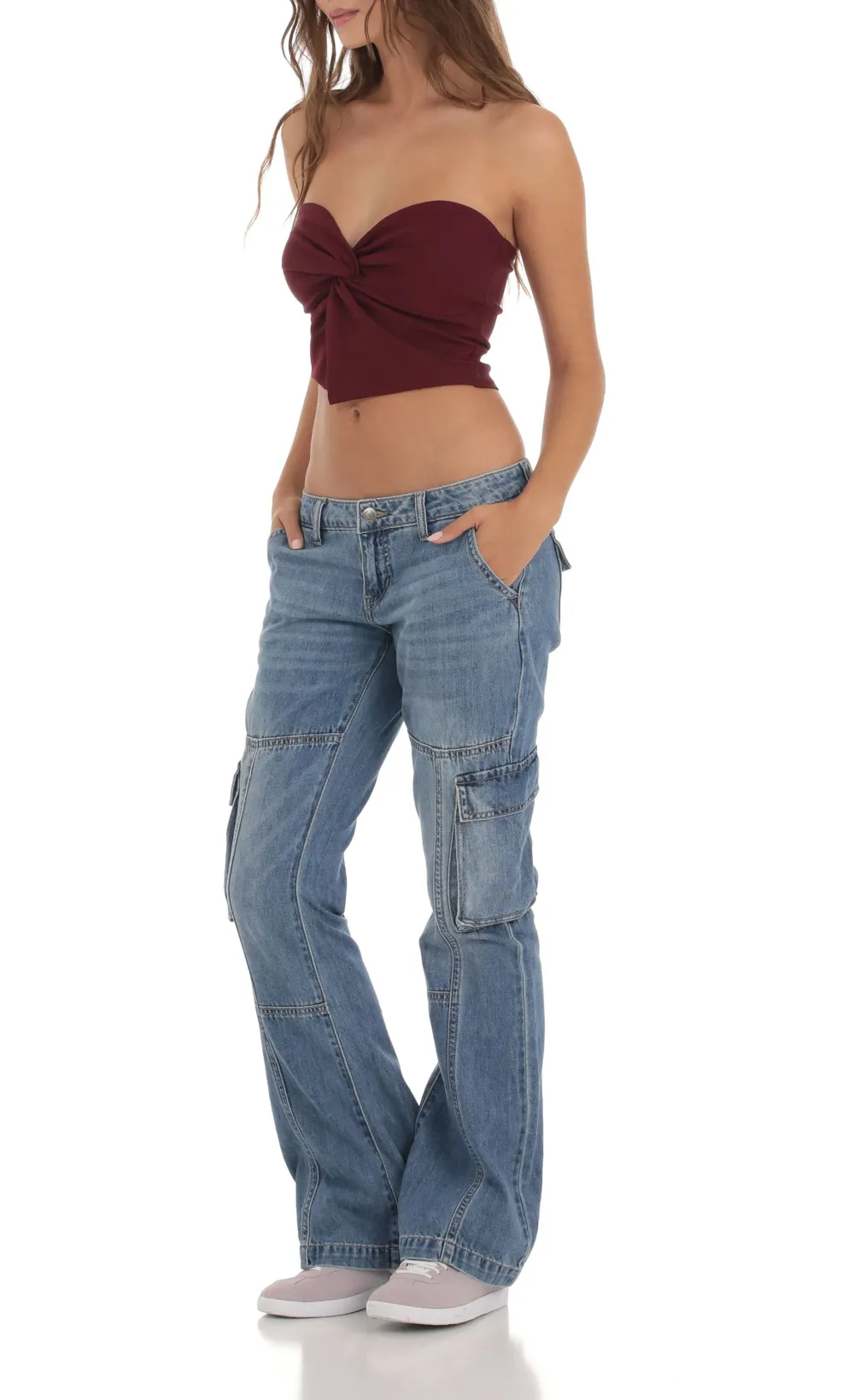 Cargo Jeans in Denim