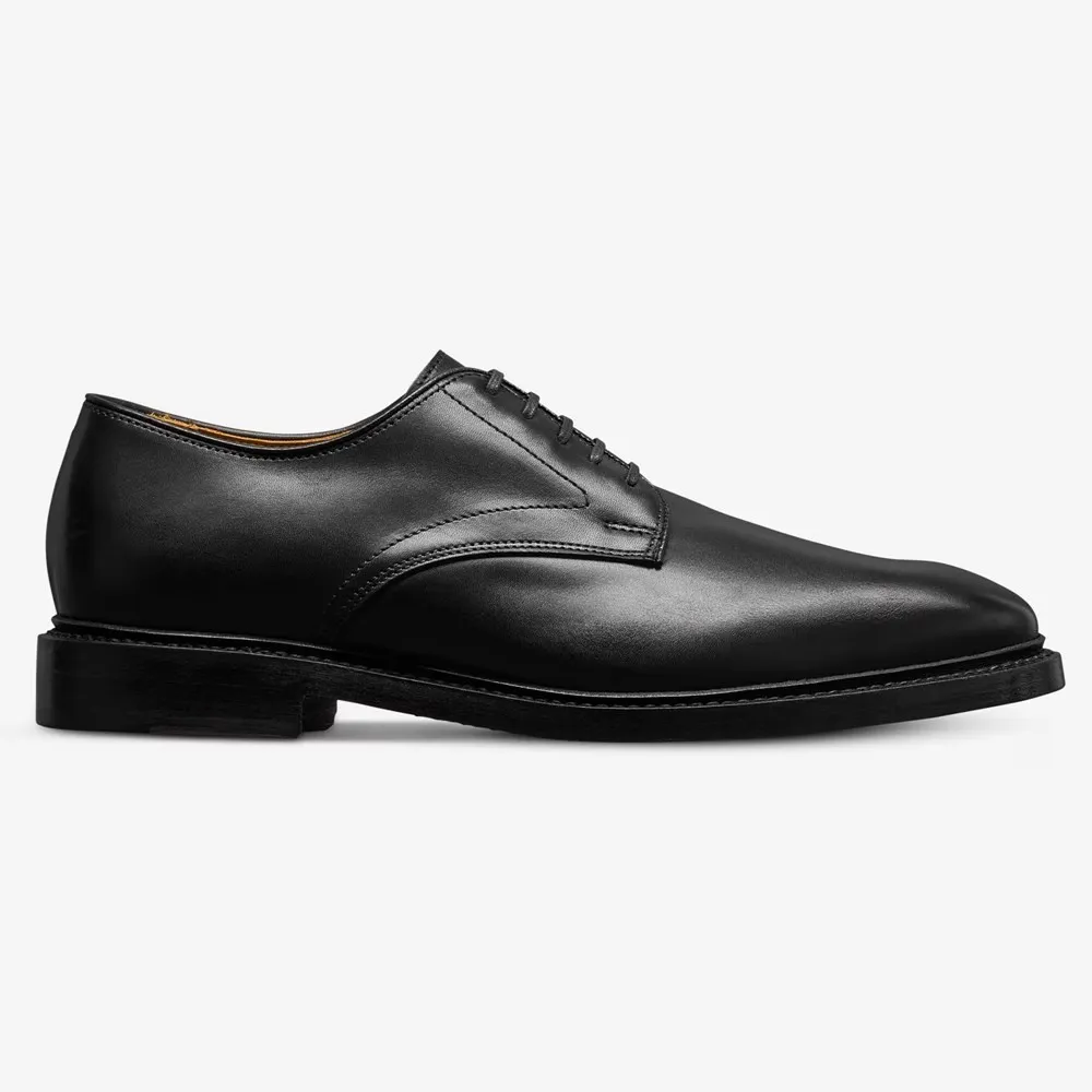 Commuting Style Leather Plain-toe Shoe