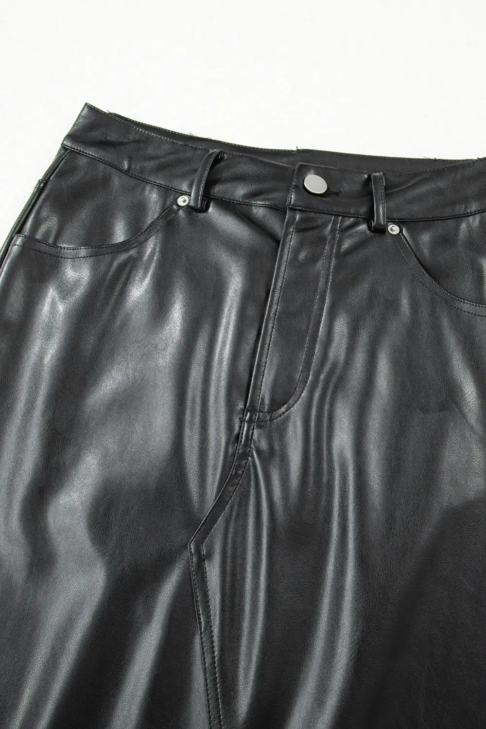 Polished Smooth Cropped Skirt