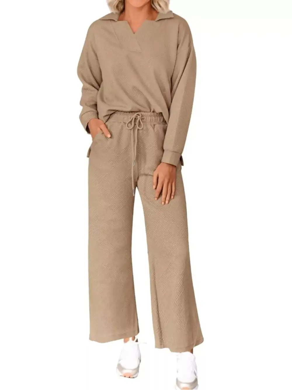 Drawstring Side Slit Set