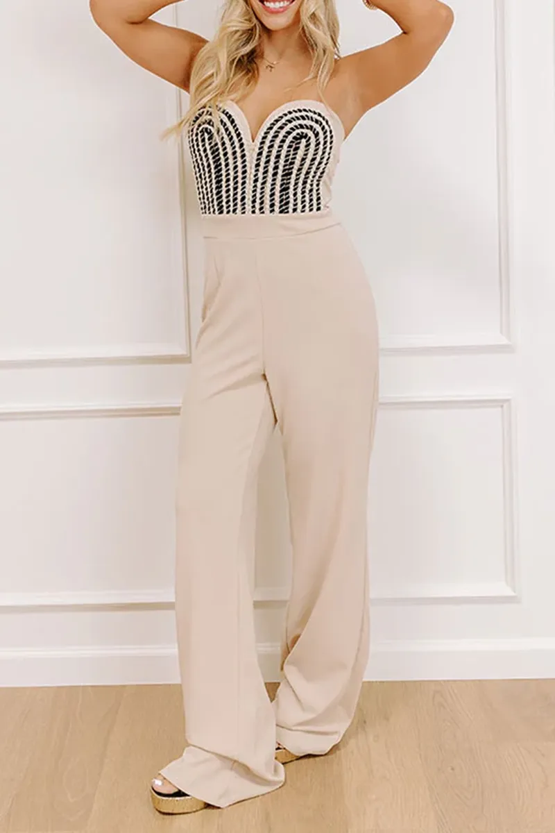 Clean And Low-Key High-End Jumpsuit