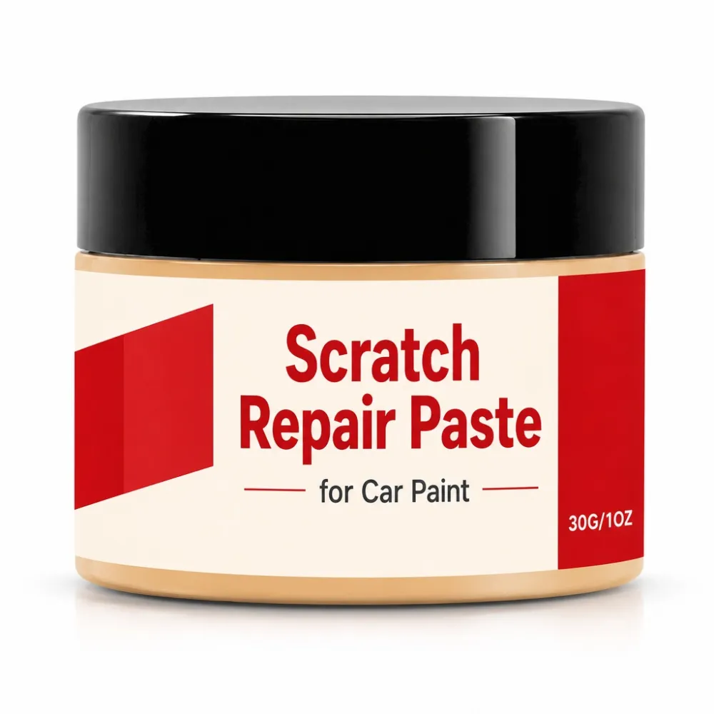 Car Scratch Repair Cream and Sponge Set for Fading Fine Scratches and Restoring Gloss
