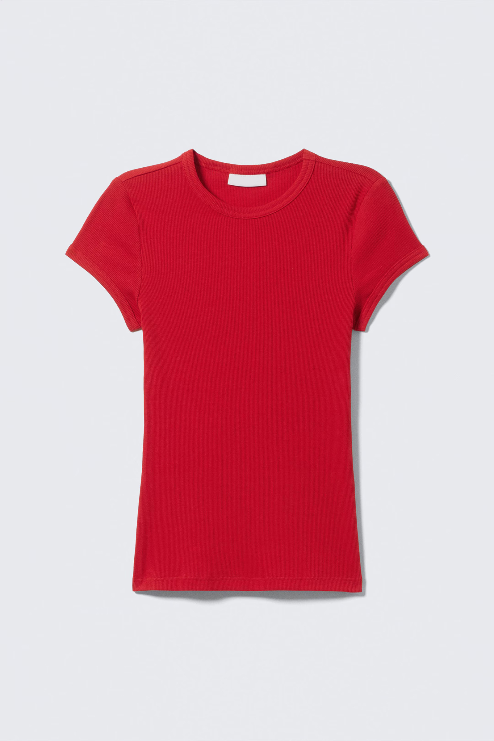 Ribbed Short Sleeve T-Shirt