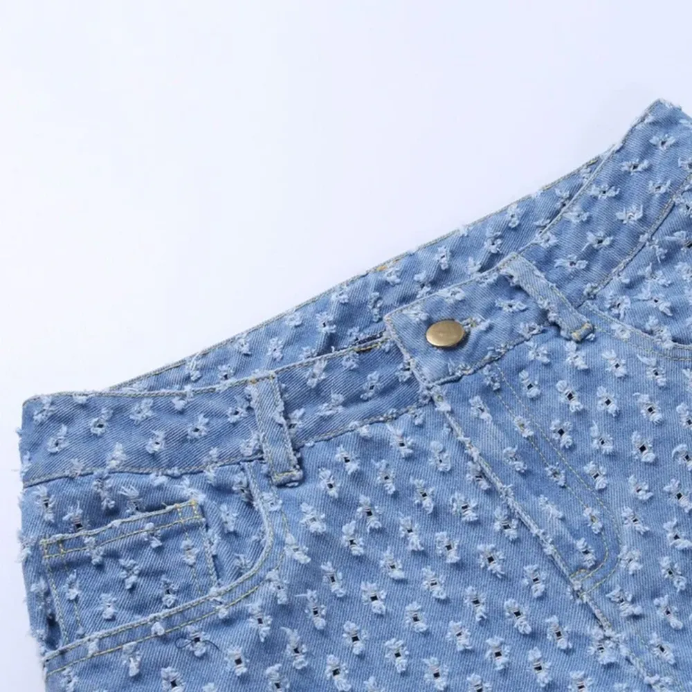 Vintage High Waist Ripped Jeans