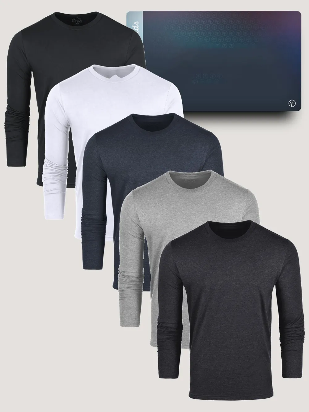 Long Sleeve Crew 5-Pack