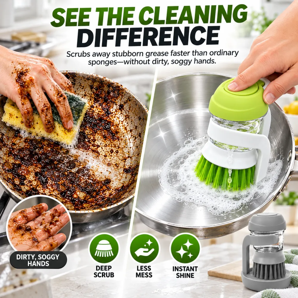 2-in-1 liquid cleaning brush