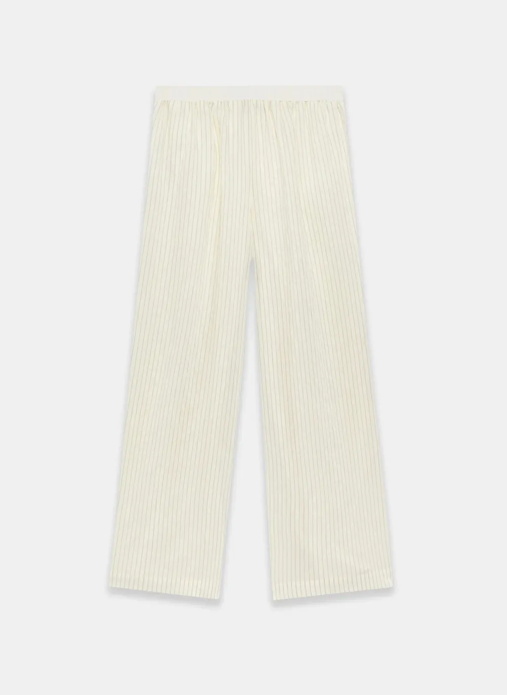 Casual Style Neutral Stripe Wide Trousers