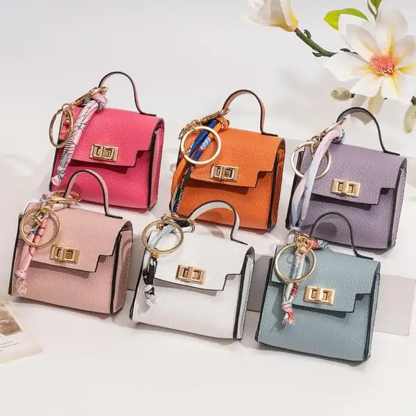 👜 Mini square bag pendant keychain