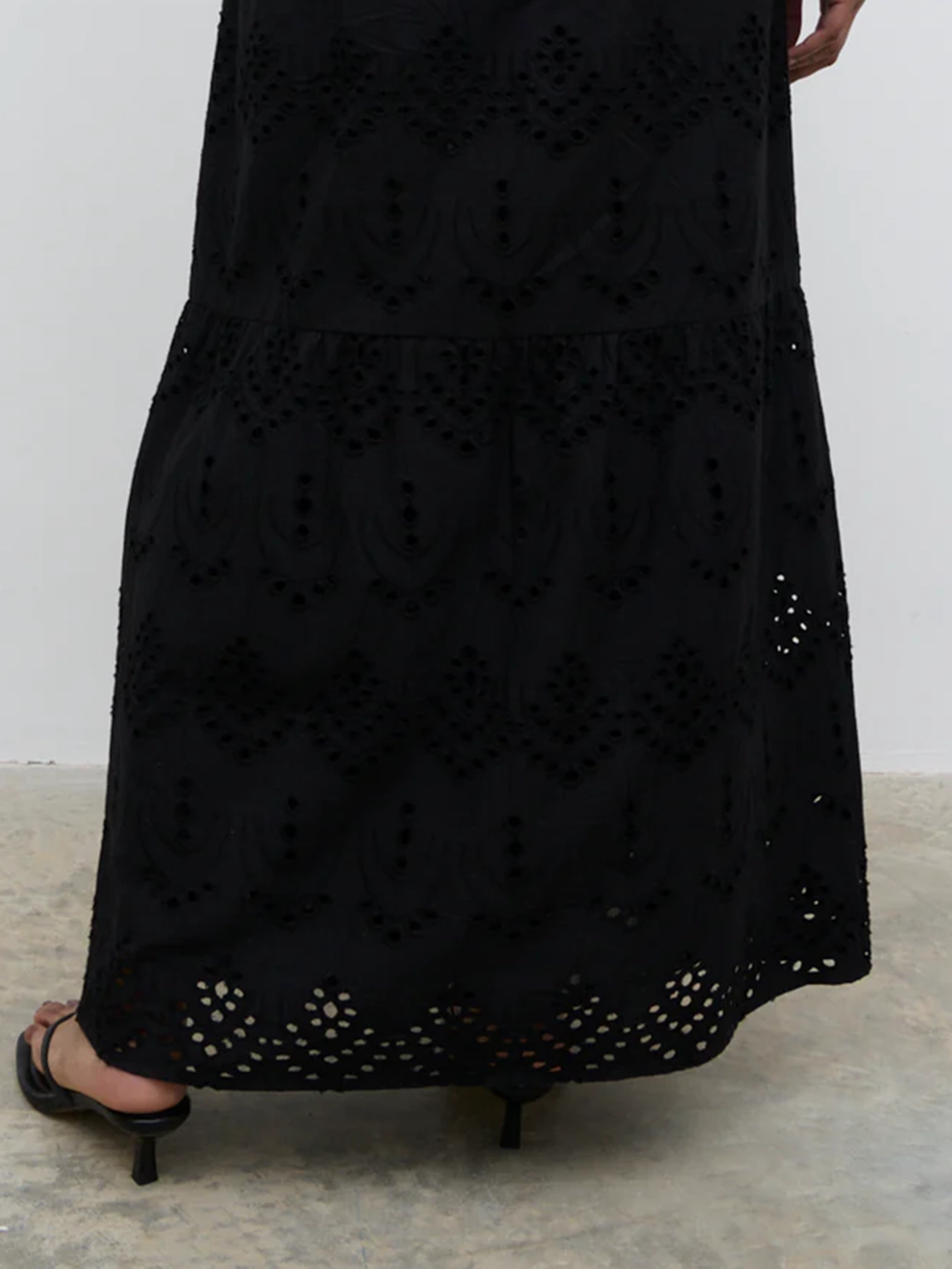 Broderie Maxi Skirt