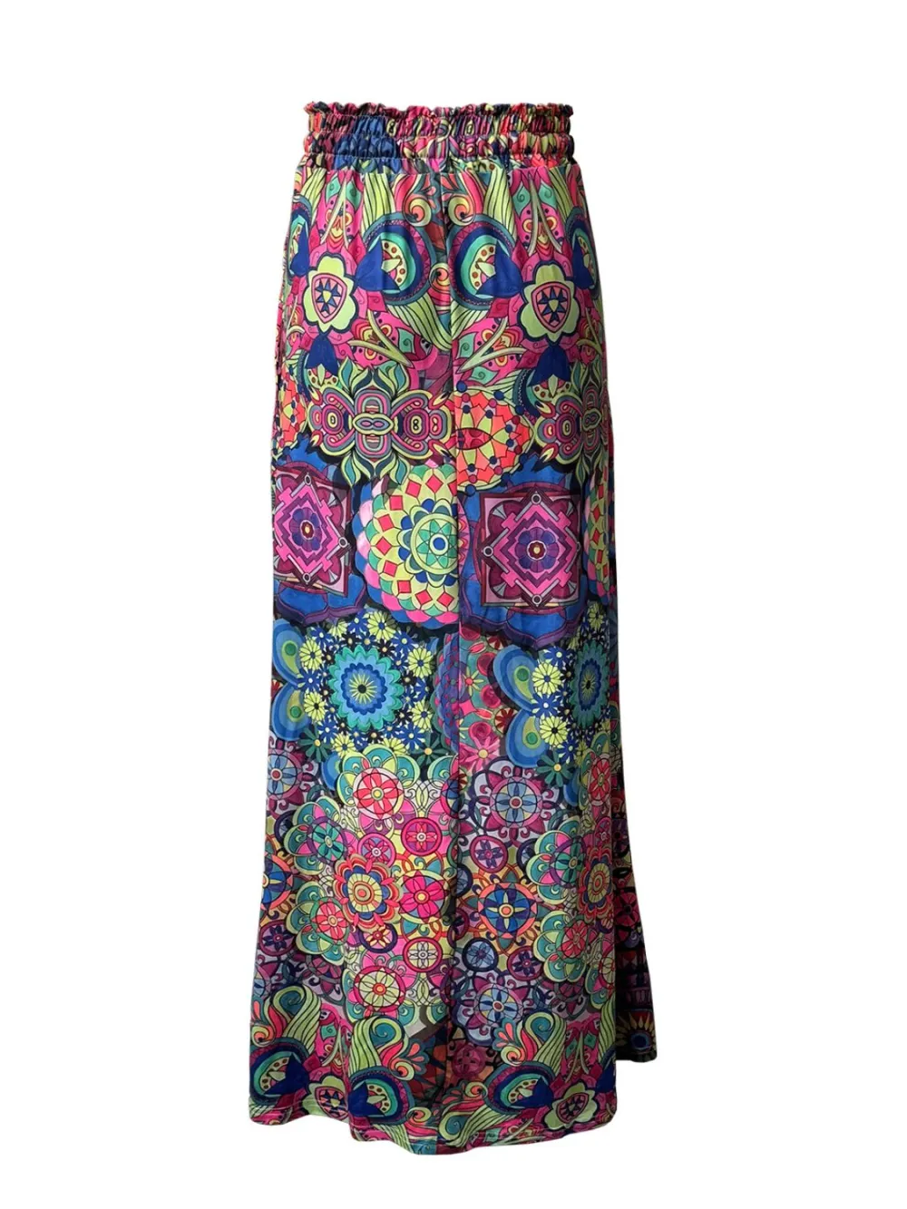 Printed Maxi Pockets Ezyfit Skirt