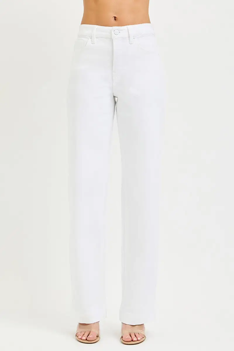 Full Size High Rise Wide Baggy Pants