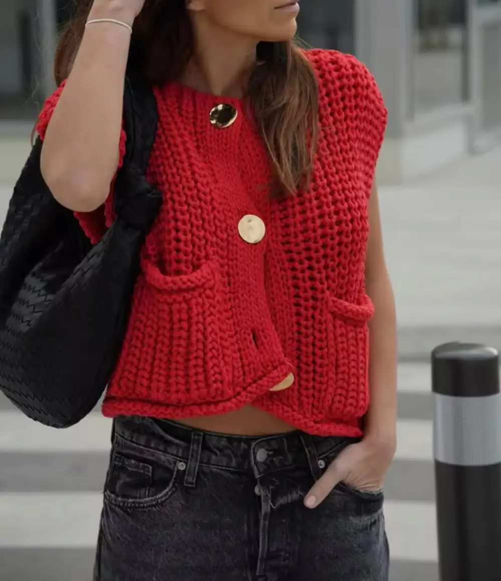 Chunky knit Vest