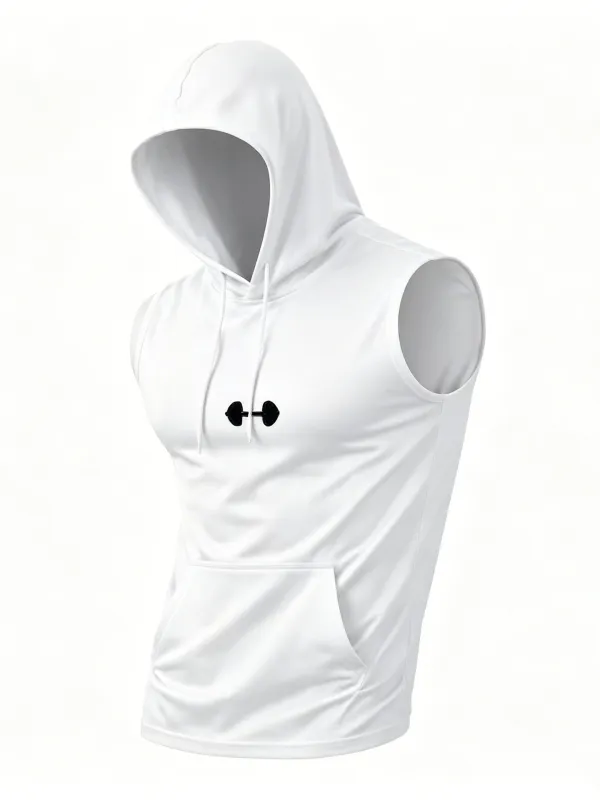 Quick-Dry Cooling HoodedSleeveless Tops