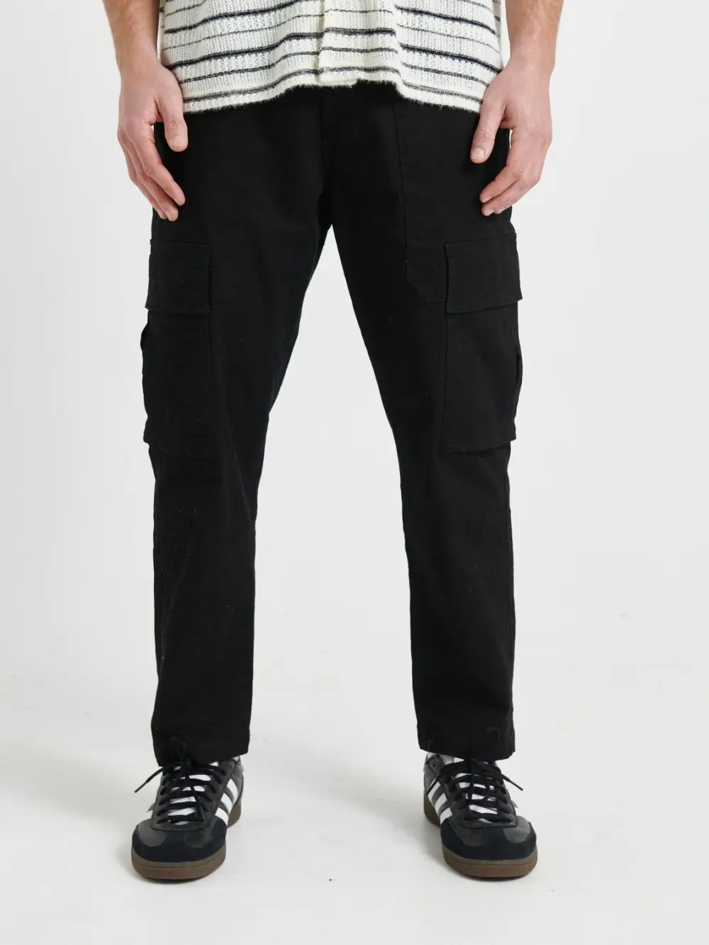 Simple And Comfortable Daily Slim Black Pant