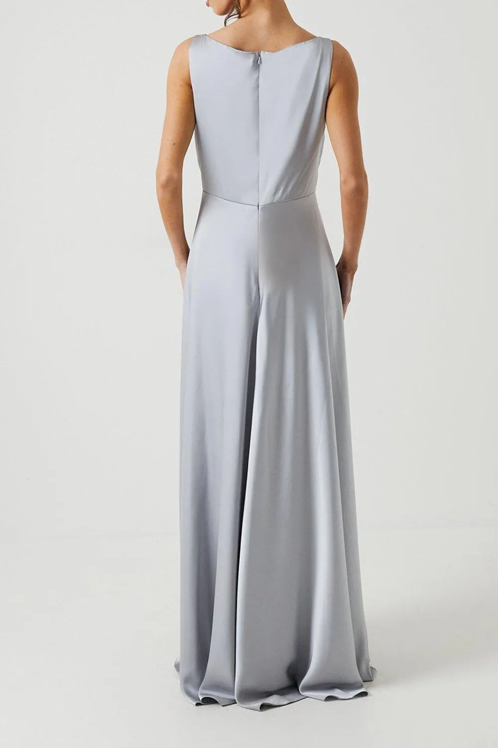 A-Line Satin Elegant Women's Dress