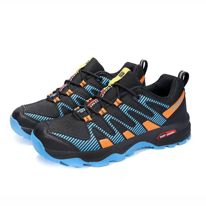 Men’s Comfortable Mixed-Material Walking Shoes – Breathable Lace-Up Sneakers, Wide Toe Box, Arch Support & Cushioned Sole for Everyday Wear, Work & Travel