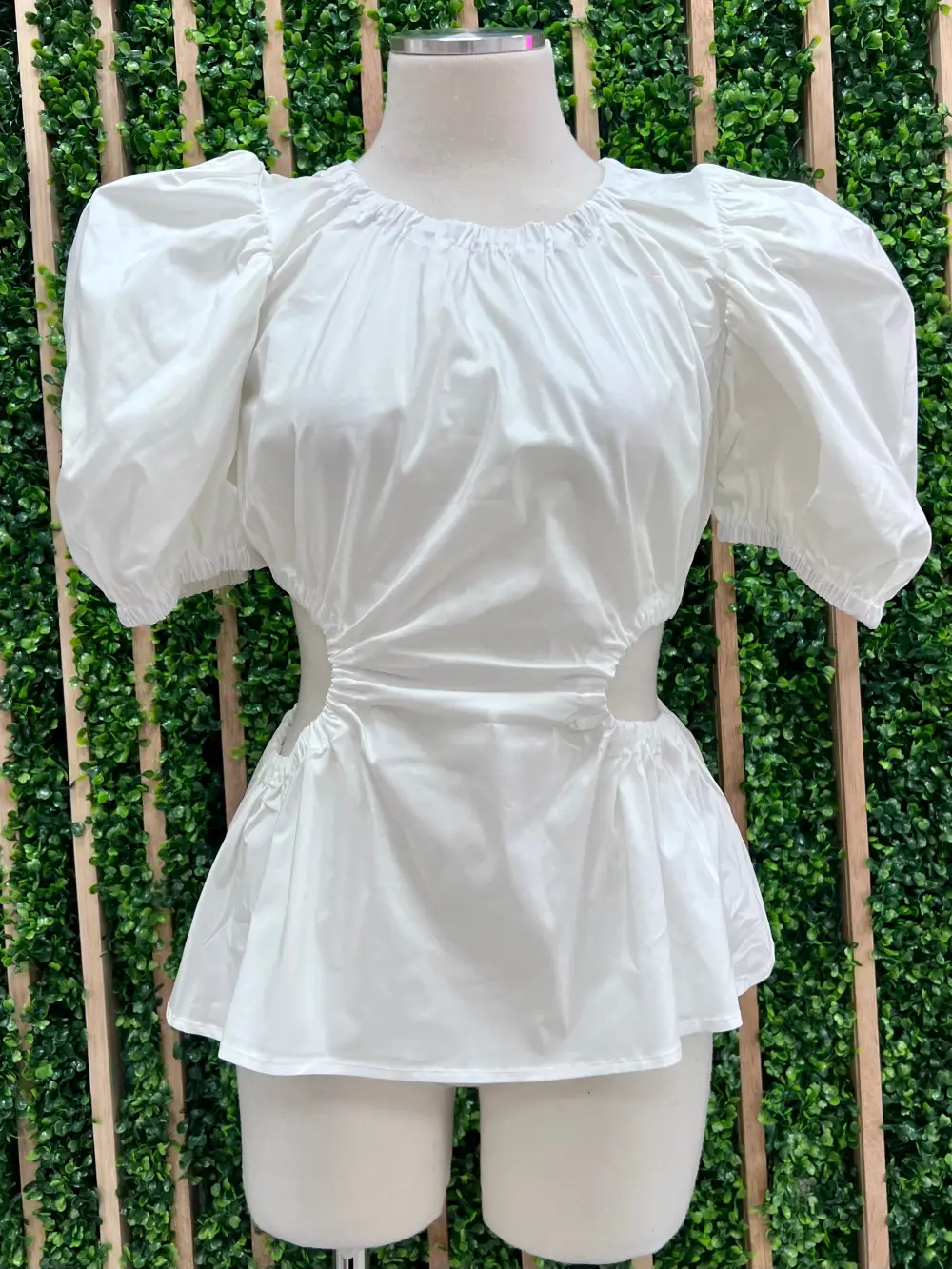 Delicate Side Cutout Top