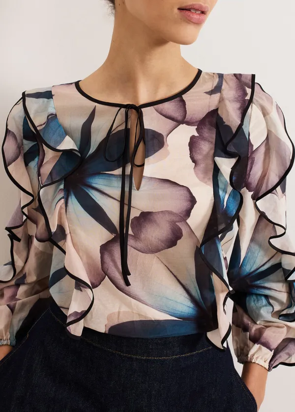 Luxurious Silk Women's Long Sleeve Shirt