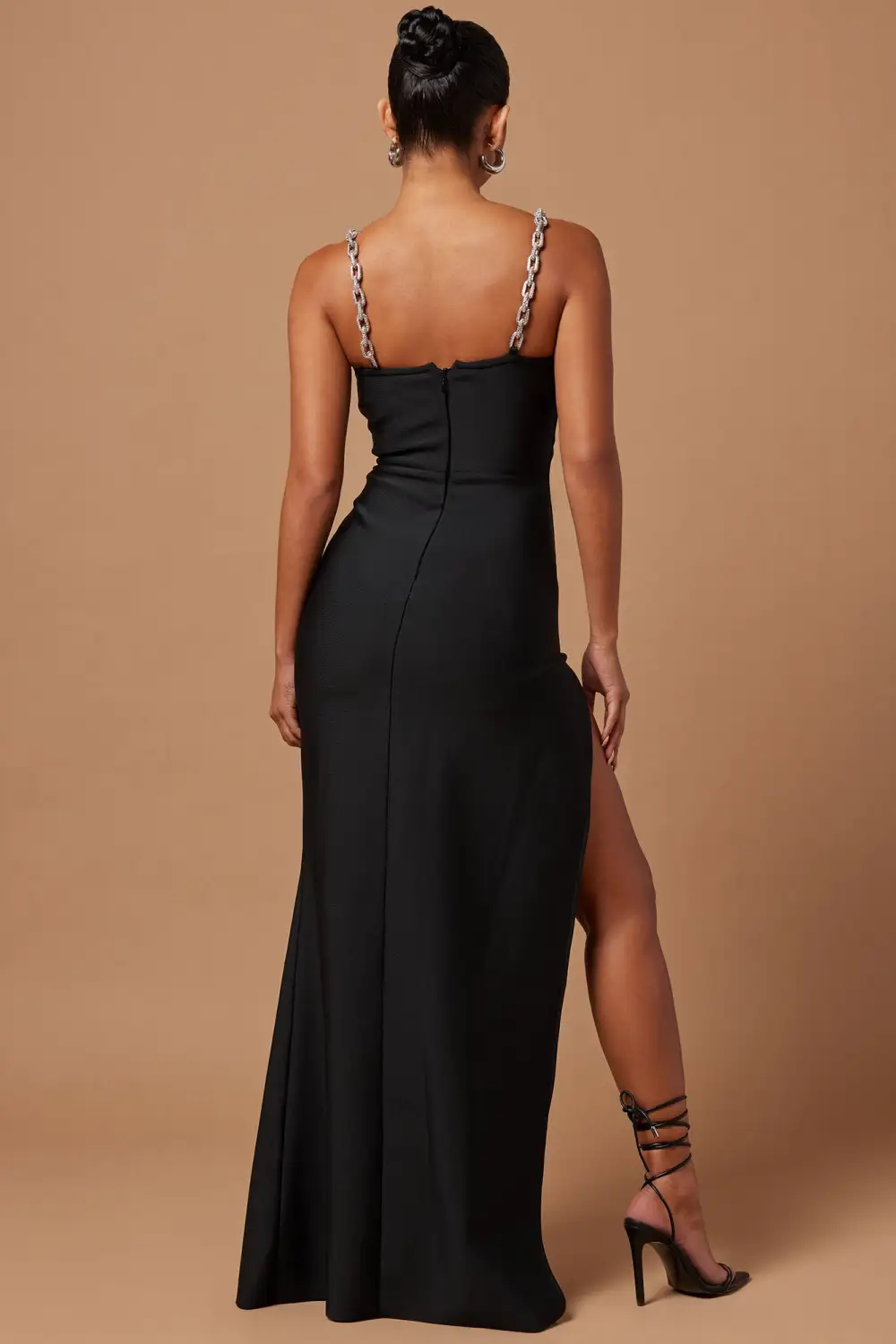 Addison Bandage Gown - Black
