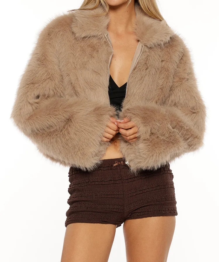 Faux Fur Faux Fur Coat