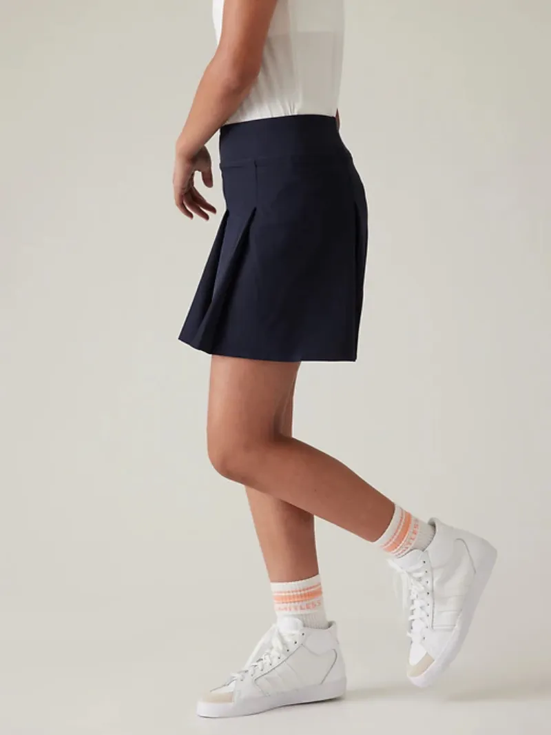 PLEATED UNIFORM SKORT