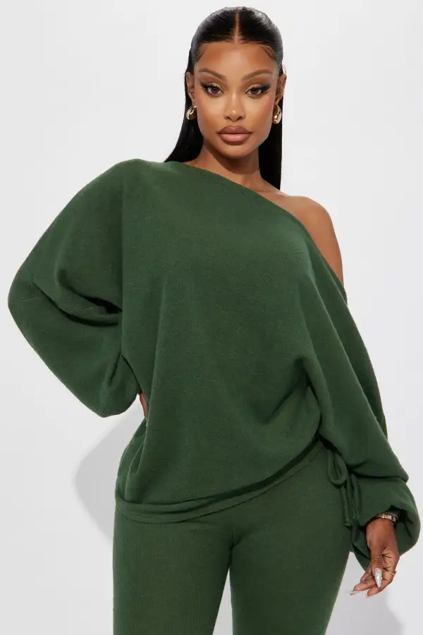 Comfy Mood Legging Set - Olive