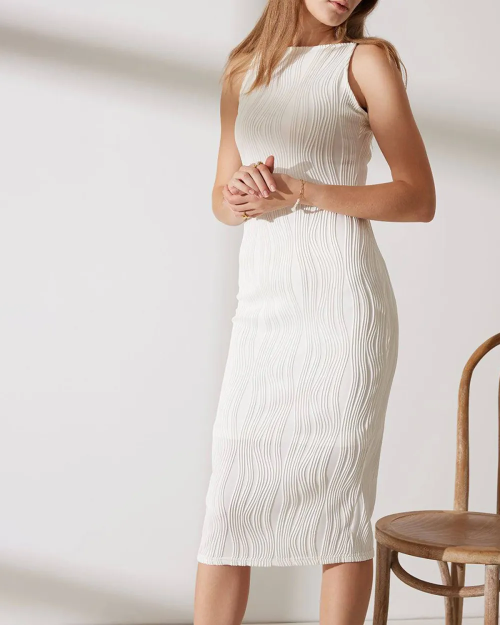 Water Ripple Patterns Dress
