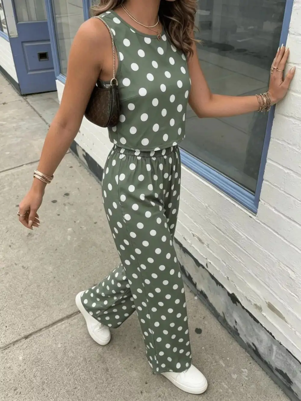 Everyday Wide Leg Sleeveless Jumpsuit