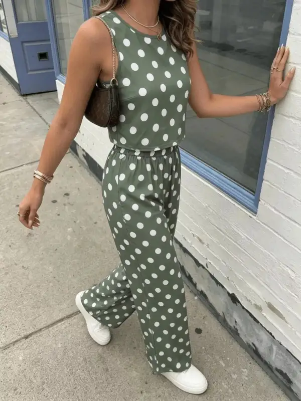 Everyday Wide Leg Sleeveless Jumpsuit